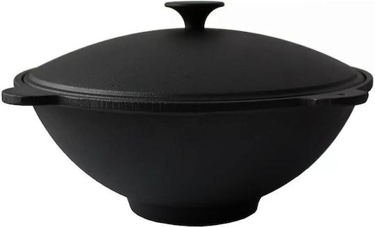 Perfect Home Fontă Pot de stoc cu Diametru 51cm și Înălțime 18cm.