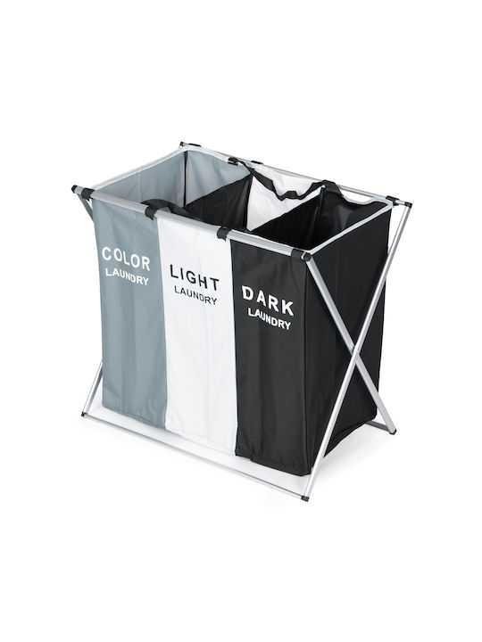 Fabric Laundry Basket 135L 66x61x39cm Multicolour