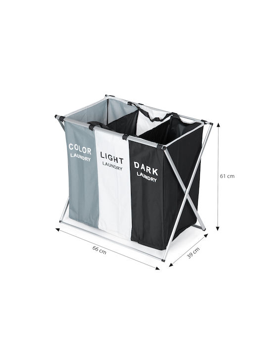 Fabric Laundry Basket 135L 66x61x39cm Multicolour