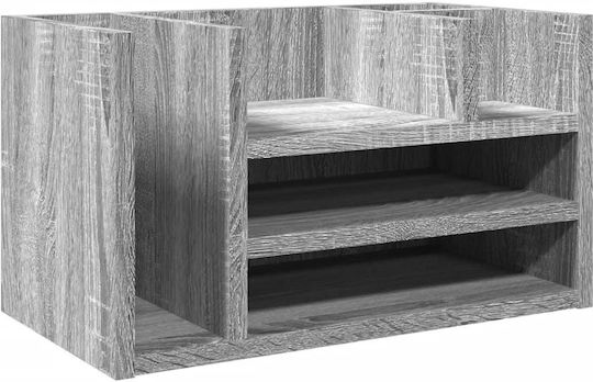 Ξύλινη Θήκη Χαρτιών σε Γκρι Χρώμα 24x25x44.5εκ. 1τμχ