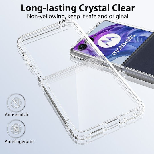 50 Ultra 5g Back Cover Plastic / Silicone Transparent (Motorola Razr 50 Ultra 5G)
