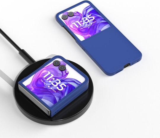 50 Ultra 5g Umschlag Rückseite Kunststoff Blau (Motorola Razr 50 Ultra 5G)