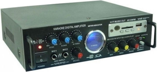 Ενισχυτής Karaoke BT-339FM Μαύρος