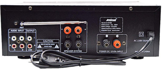 Andowl Ενισχυτής Karaoke Q-GF999 Q-GF999 Μαύρος