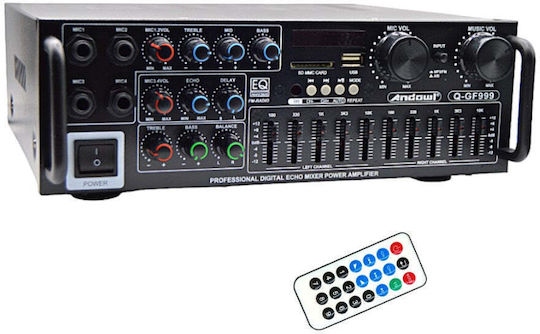 Andowl Ενισχυτής Karaoke Q-GF999 Q-GF999 Μαύρος