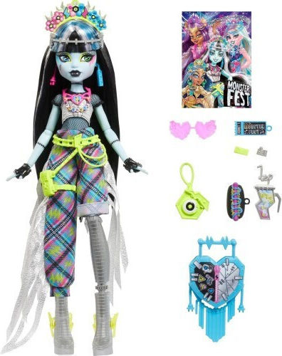 Mattel Monster High Frankie Stein Doll Glam Monster Festival Outfit Hxh79