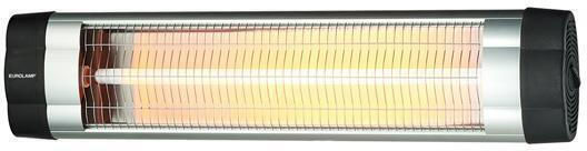 Eurolamp Quartz Wall-Mounted Heater for Bathrooms with Thermostat 2000W