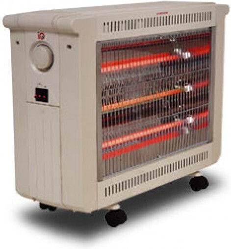 IQ Quartz Heater with Thermostat and Fan 2400W