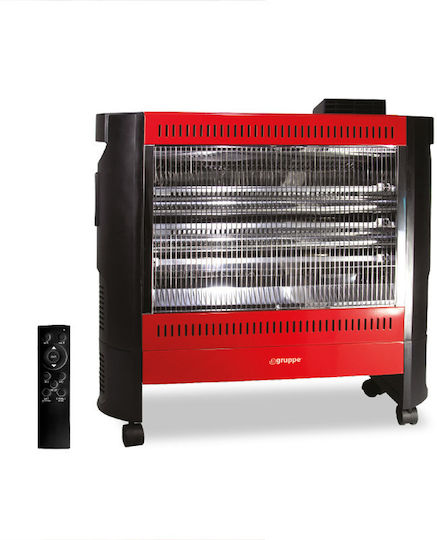Gruppe NGF24IF Red Căldură radiantă Cuarț cu termostat și ventilator 2400W