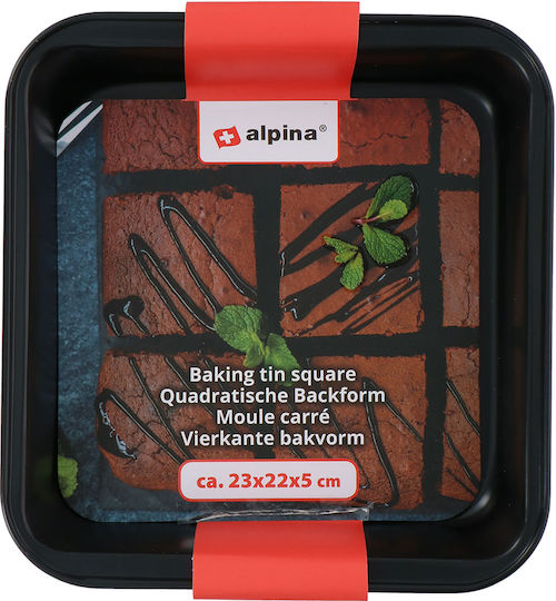 Alpina Appliances Non-stick Aluminum Cake Baking Pan 23x22x5cm