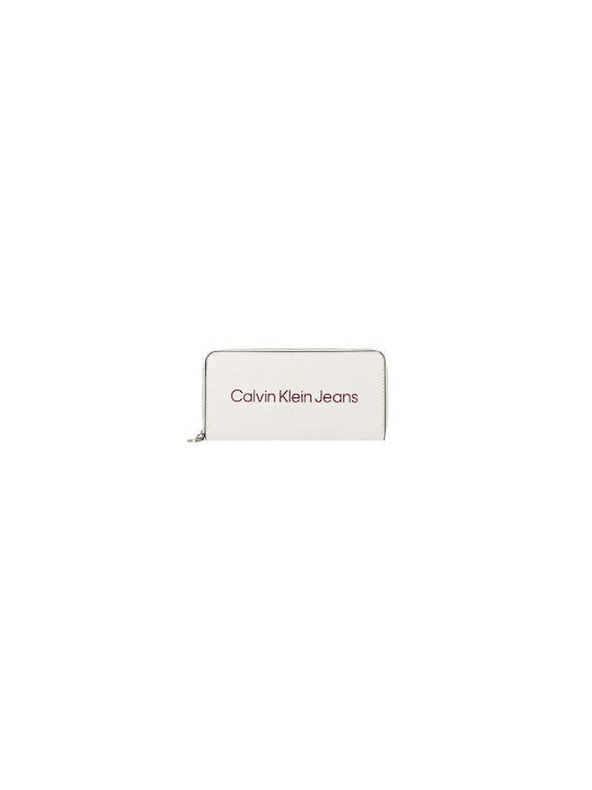 Calvin Klein Mare Piele Portofel pentru femei Clasici Negru