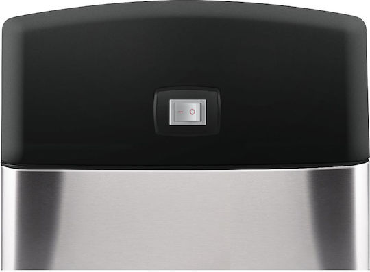 Lamart Waste Bin Made of Stainless Steel with Sensor Silver 45lt