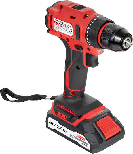 Raider R20 Σετ Γωνιακός Τροχός & Δραπανοκατσάβιδο 20V με 2 Μπαταρίες 4Ah - 2Ah και Θήκη