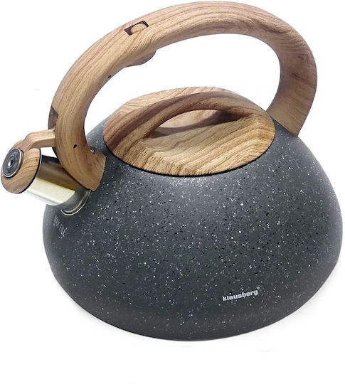 Klausberg Τσαγιέρα Ανοξείδωτη Γκρι 2700ml