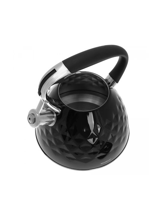 Klausberg Τσαγιέρα Ανοξείδωτη Μαύρη 3000ml