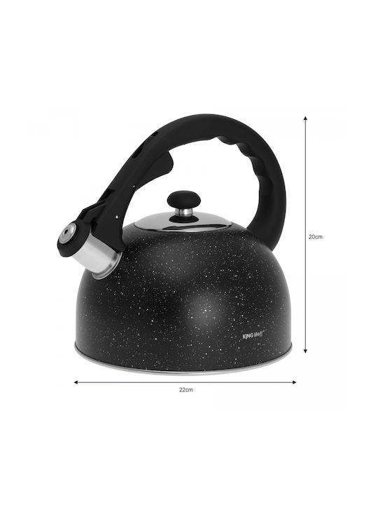 KING Hoff Fierbător Inoxidabil Negru 2600ml