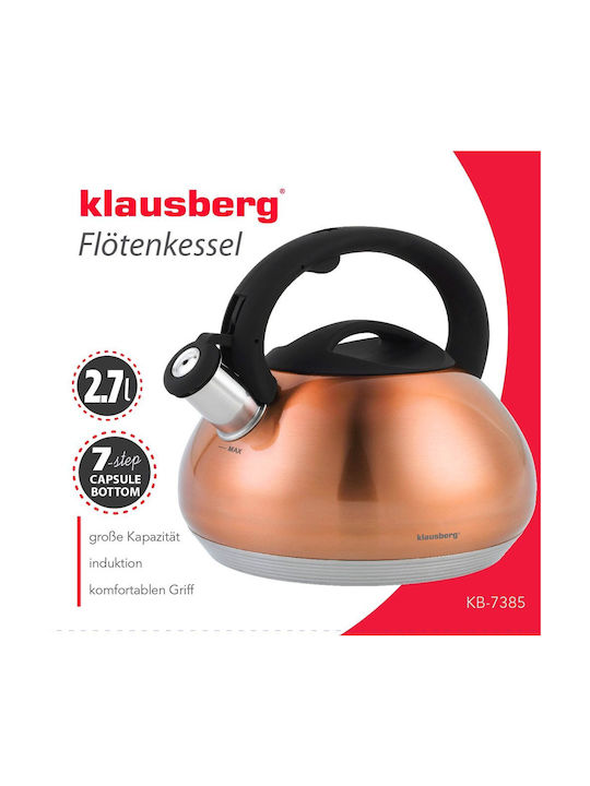 Klausberg Τσαγιέρα Χάλκινη Χάλκινη 2700ml