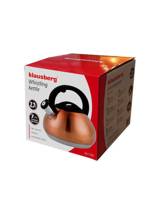 Klausberg Τσαγιέρα Χάλκινη Χάλκινη 2700ml