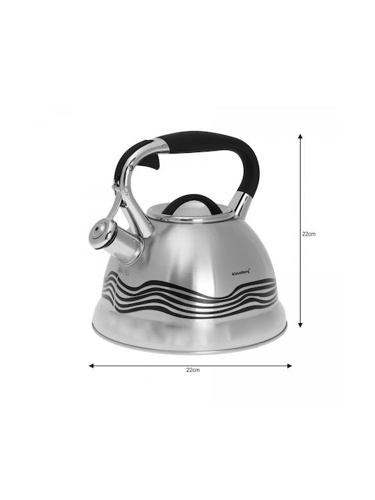 Klausberg Ceainic Inox Argintiu 3000ml