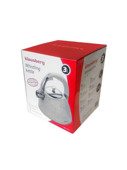 Klausberg Teekanne Aluminium Beige 3000ml