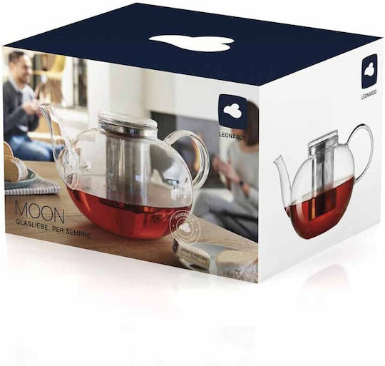 Leonardo Ceainic Cu Filtru Din Sticlă 1500ml