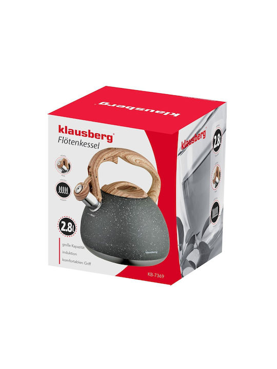 Klausberg Ceainic Inox Gri 2800ml