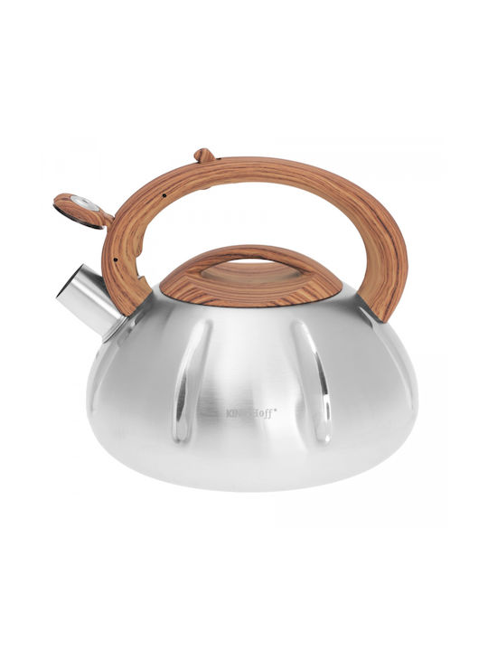 KING Hoff Βραστήρας Ανοξείδωτος Ασημί 3000ml