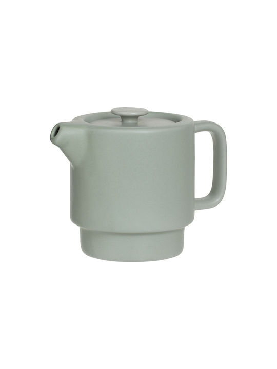 Atmosphera Teapot with Cup Ceramics Mint 800ml