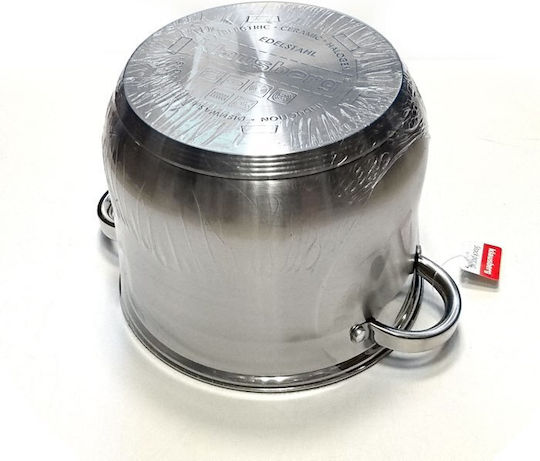GGMgastro Βαθιά Ανοξείδωτη Κατσαρόλα 7lt / 22cm