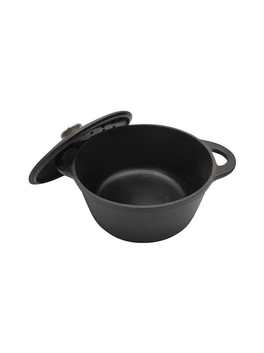 KING Hoff Deep Pot made of Cast Iron 2.4lt / 22cm