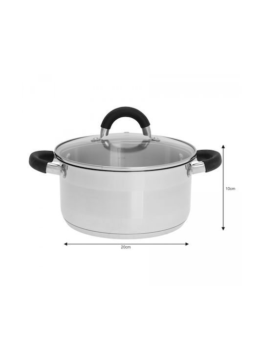 KING Hoff Βαθιά Κατσαρόλα από Αλουμίνιο 3lt / 20cm