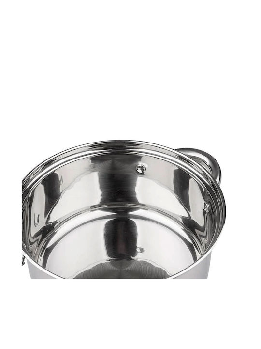 KING Hoff Βαθιά Κατσαρόλα από Αλουμίνιο Ατμού 5lt / 24cm