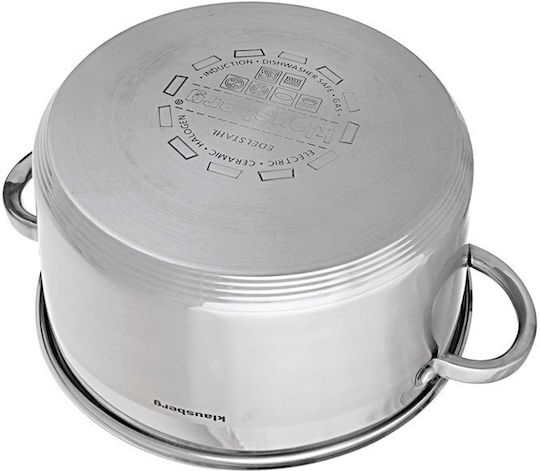 Klausberg Deep Stainless Steel Pot 14lt / 32cm