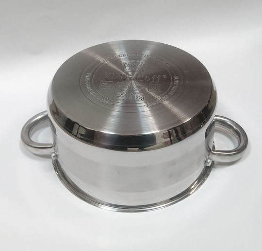 KING Hoff Deep Stainless Steel Pot 2lt / 18cm