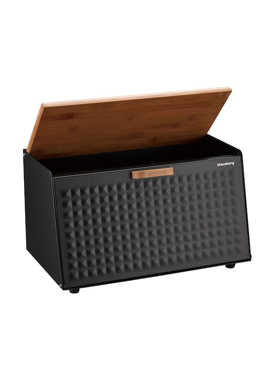 Klausberg Bread Box Wooden Gray 17x35.5x20cm