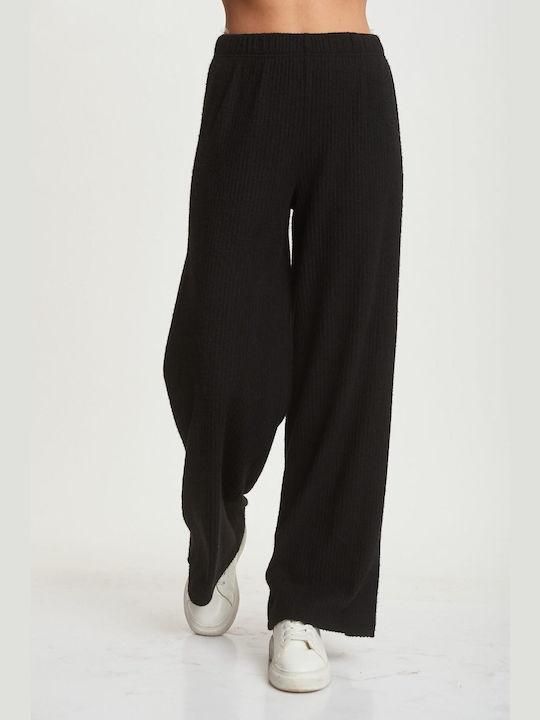 Dress Up Women's Cotton Trousers Black