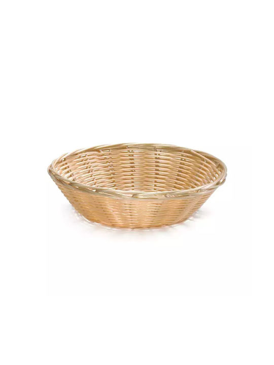 Homestyle Brotkorb aus Rattan in Beige Farbe 24x24cm