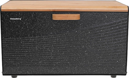 Klausberg Ψωμιέρα Ξύλινη Γκρι 35.5x23.5x21cm