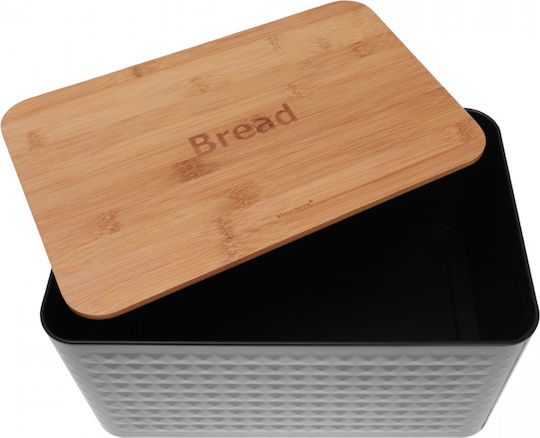 Klausberg Bread Box made of Bamboo Gray