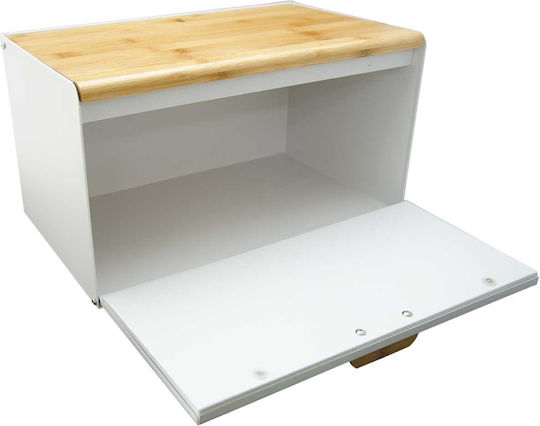 Klausberg Bread Box made of Bamboo Gray 23.5x23.5x21cm