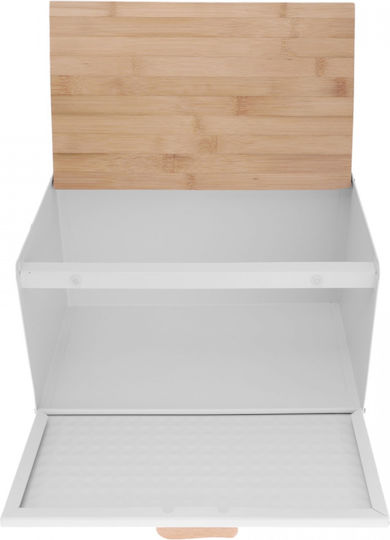 Klausberg Bread Box made of Bamboo Gray 23.5x23.5x21cm