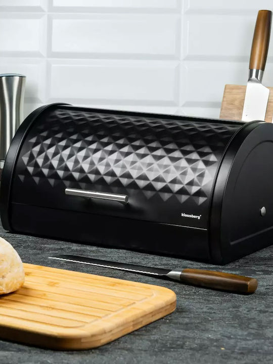 Klausberg Cutie de pâine cu capac Inox Gri