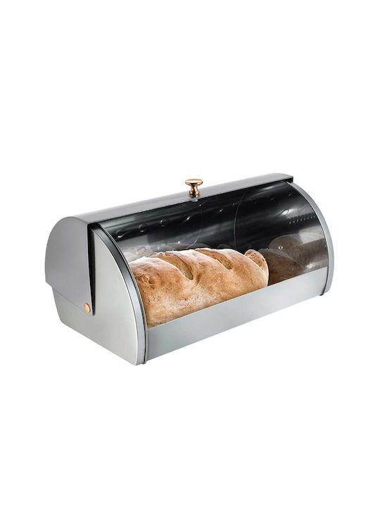 Berlinger Haus Moonlight Collection Bread Box with Lid Metallic Gray 38.5x28x18.5cm