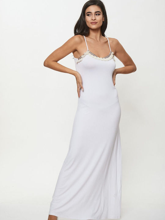 Dress Up Maxi Dress White