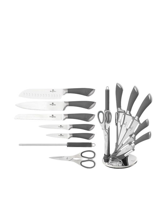 Berlinger Haus Knife Set with Base made of Stainless Steel BH-2046 8pcs