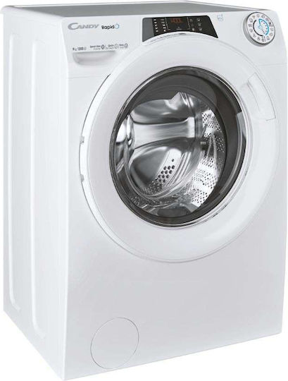 Candy Waschmaschine 9kg mit Dampftechnologie 1200 Umdrehungen Schnapp & Wasch RO 1294DWMT/1-S
