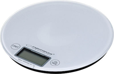 Esperanza EKS003 Digital Kitchen Scale 1gr/5kg White EKS003W