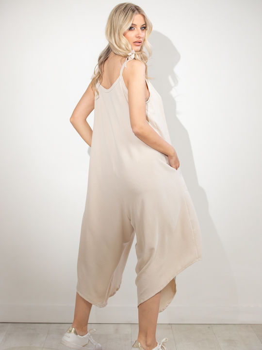 Women's One-piece Suit Beige
