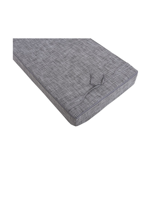 HomeMarkt Sunbed Cushion with Backrest Sifnos Gray 70x200cm