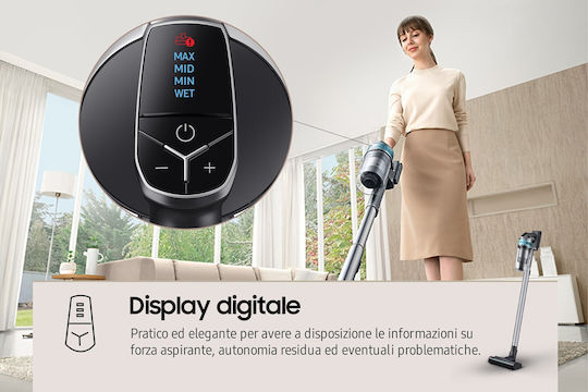 Samsung Jet 75 Pet Прахосмукачка 2 в 1 Stick & Ръчна Сива